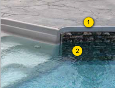Pool Decor Options - Progressive Pool Coping and Interior Pool Finishes