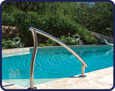 Pool Renovation Ideas - Designer Handrails and Ladders