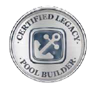 Certified Legacy Pool Builder Seal